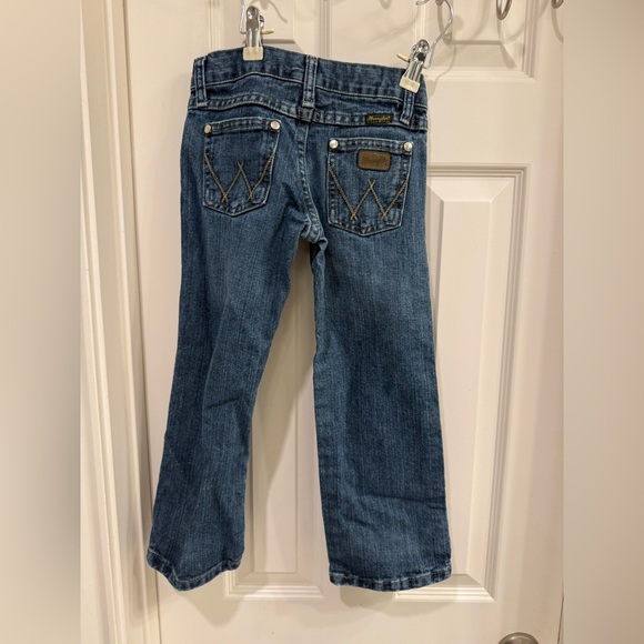 Wrangler Retro - Relaxed Straight Blue Jeans - Youth 5 - Picture 4 of 6